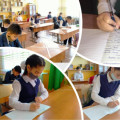 A dictation was conducted among the students of the 3rd grade according to the 