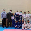 On February 12, 2022, the palace of schoolchildren hosted a city competition among junior juniors in the weight category 25-+38 t 2013-2015 with the support of parents of the judo section. 