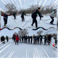 Organized and conducted urban winter Ski races
