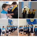 4 мая  2022  года в ряды  «Жас Қыран» были приняты учащиеся 3 класса.