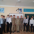 22 ноября в школе прошла встреча учащихся 10 и 11 классов с выпускником школы Тереховичем Александром.