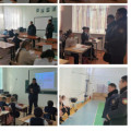 In order to prevent crime among the youth, as well as other offenses and crimes committed by minors, on December 20, a meeting was held between students and the police inspector for juvenile affairs of the juvenile police group of the local police service