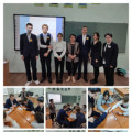 On January 27, 2023, within the framework of the week of mathematical literacy, the teacher of mathematics Bulegenova S.A. held an intellectual game 