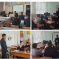 in order to prevent delinquency among adolescents, a conversation was held by the police inspector for juvenile affairs, police captain Zhukin E.M. Ersin Madievich spoke about the harmful effects of electronic cigarettes on the human body