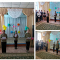 A solemn line dedicated to the Day of the Armed Forces of the Republic of Kazakhstan and the Victory Day in the Great Patriotic War was held for the students of the school.