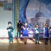 Solemn line, devoted to the Independence Day of the Republic of Kazakhstan 
