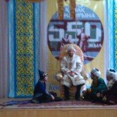 Сценическое представление, посвященное 550-летию Казахского Ханства