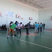 February 13, 2016 in the school gymnasium №7 named after Saken Seifullin  held city sports contest 