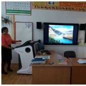 «Қазақстан - Ұлы дала елі» сабағының аға оқушылары Қазақстанның табиғи көрнекті орындары туралы әңгімеледі