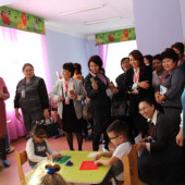 Гости ІІ-го областного форума в гостях у детского сада 
