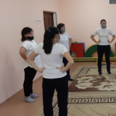 Для педагогов был проведен мастер – класс «Фитнес, как форма здоровьесбережения в ДО»