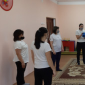 Для педагогов был проведен мастер – класс «Фитнес, как форма здоровьесбережения в ДО»
