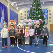 Новогодний праздник во Дворце Школьников